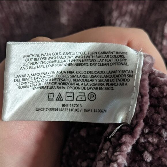 Orvis | Chenille Pullover Sweater In Mauve - Picture 6 of 6